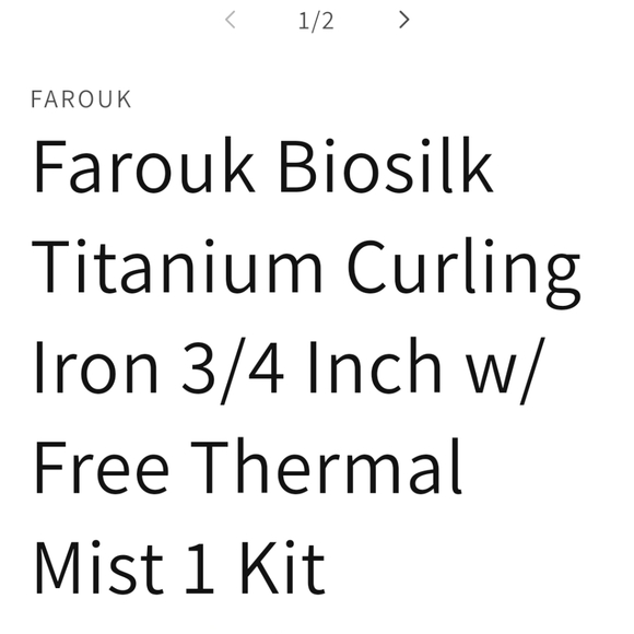 3/4 CURLING IRON - Picture 2 of 4